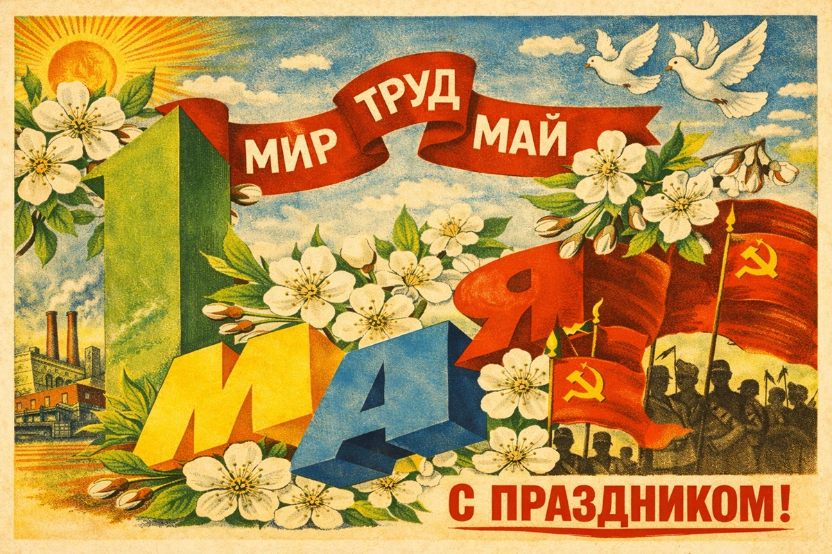 Поздравляем с 1 Мая!
